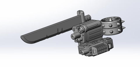 Matrix Workshop M-40 M40 Weapons  for WFC Siege G2 Black Sideswipe / Alpha Strike Upgrade Kit (Painted)