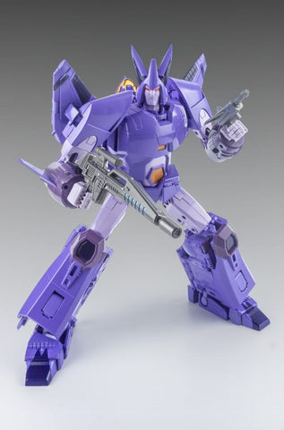 XTransbots MX-III+ MXIII+ MX-3+ MX3+ Eligos (Cyclonus ) Metallic Version X-transbots 28cm / 11"