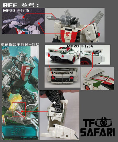 Go Better Studio GX-08 Uptrade Kit for WFC Earthrise Wheeljack ( Upgrade Kit+ Gap Fillers)