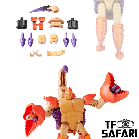 115 Workshop YYW-26 YYW26 Weapon Set & Upgrade Kit for WFC Legacy Deluxe Predacon Sandstorm Upgrade Kit