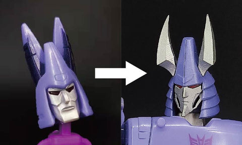 BDT Studio BDT-13C BDT13C Upgrade Kit (Head Sculpt & Shoulder Armor) for WFC Kingdom Cyclonus Upgrade Kit