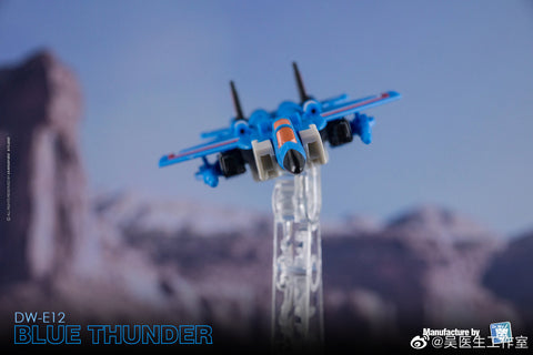 Dr.Wu & Mechanic Studio Extreme Warfare DW-E12 Blue Thunder  (Thundercracker) / DW-E13 Sky Glider (Powerglide) Legends Class (Core Class) fit to Earthrise Titan Class 2 in 1 set 6cm / 4.6"