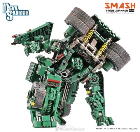 Devil Saviour (BombusBee) DS-04 Smash of Trouble Maker (Long Haul of ROTF Devastator Constructicons) 18cm / 7"