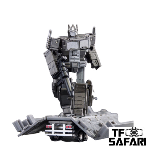 Dr.Wu & Mechanic Studio Extreme Warfare DW-E04D DWE04D Prime Commander (Optimus Prime)  w/ convoy Legends Class (Core Class) fit to Earthrise Titan Class  Grey Version 6cm / 4.6"