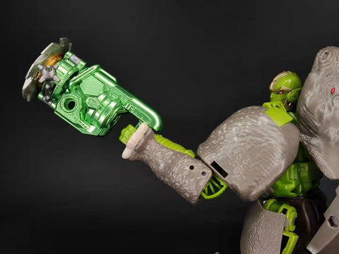 BDT Studio  BDT-18 BDT18 Weapon set （Double Saw Blade Gatling Guns ） for WFC Kingdom Rhinox Upgrade Kit