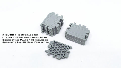 Shockwave Lab SL-88 SL88 Connecting Plates for WFC Siege / Earthrise Base Mode Upgrade Kit