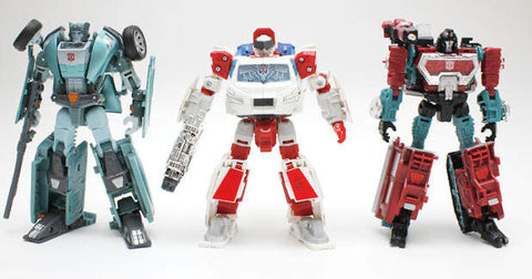 Transformers Henkei Classics Autobot Warriors Ratchet Kup Perceptor 3 in 1 Pack