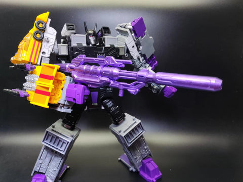 BDT Studio  BDT-39 BDT39 Weapon Set（Giant Sword + Laser Gun）for Generations Legacy Series Menasor / Motormaster Upgrade Kit