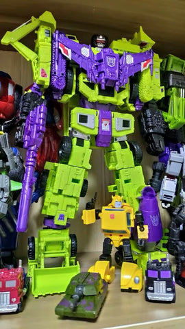 NB No-Brand IDW Combiner Wars CW Devastator 6 in 1 Set (Minified Non-Official Version, No Box) 32cm / 12.5"