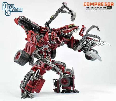 Devil Saviour (BombusBee) DS-03 Compresor (Overload of ROTF Devastator Constructicons) 18cm / 7"