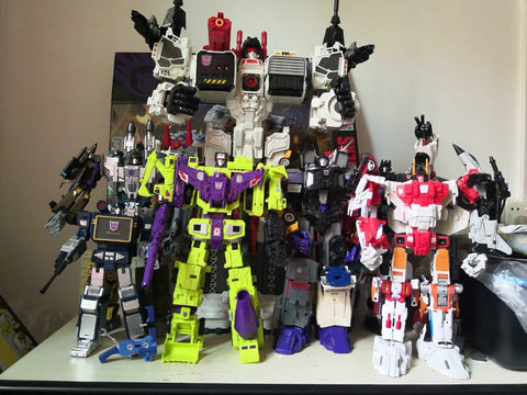 NB No-Brand IDW Combiner Wars CW Devastator 6 in 1 Set (Minified Non-Official Version, No Box) 32cm / 12.5"