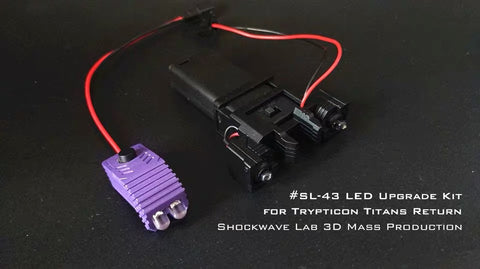 Shockwave Lab SL-43 SL43 LED Upgrade Kit for Titans Return Trypticon Upgrade Kit