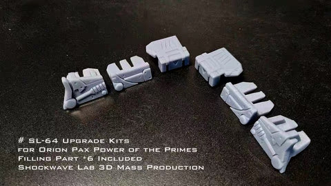 Shockwave Lab SL-64 SL64 Gap Fillers for POTP Orion Pax Upgrade Kit