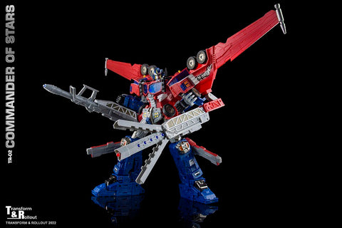 Transform and Rollout TR-02 TR02 Commander of Stars (Transformers Galaxy Force Optimus Prime) Galaxy Convoy 24cm / 9.5mm