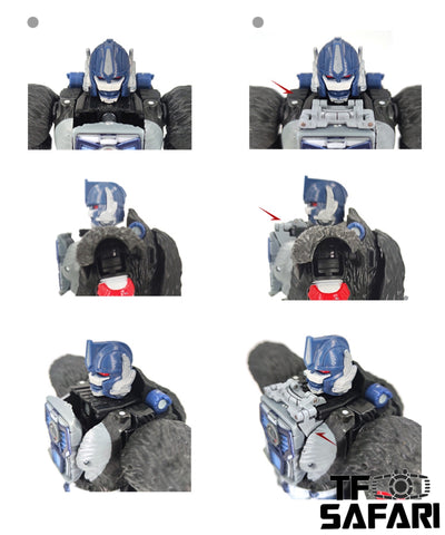 Go Better Studio GX-20 GX20 Chest Filler and Jet Pack for WFC Kingdom Optimus Primal Upgrade Kit