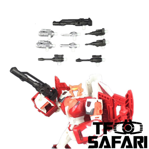 Matrix Workshop M-09A M09A Weapon Set for Female Autobots Combiner Orthia (Elita One, Moonracer, Lancer, Firestar, Greenlight ) Upgrade Kit