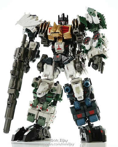Fansproject FPJ Saurus Ryu-Oh (Dinokings Combiner) Reissue Version 6 in 1 set 28cm / 11"