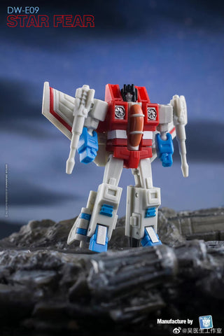 Dr.Wu & Mechanic Studio Extreme Warfare DW-E09 Star Fear  / E12 Blue Thunder / E15 Dark Sky (Starscream / Thundercracker / Skywarp) 3 in 1 set 6cm / 4.6"