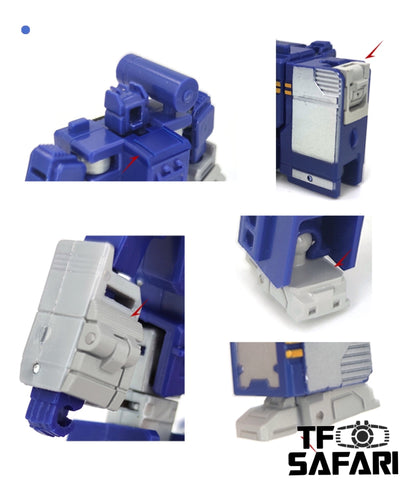 Go Better Studio GX-25 GX25 New Feet Pads & Gap Fillers for WFC Core Class Soundwave Upgrade Kit
