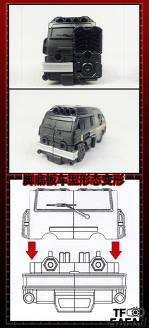 115 Workshop YYW-12AG YYW12AG Upgrade Kit for WFC Generation Selects Legacy DK-2 Guard (Black Ironhide) Upgrade Kit