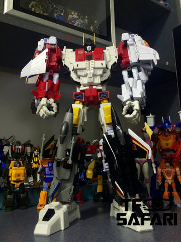 Jujiang JJ-02 Jet Commander Combiner 5 in 1 set (Concorde, Harrier, Phantom, Eagle & Falcon) Ju Jiang 45cm / 18"