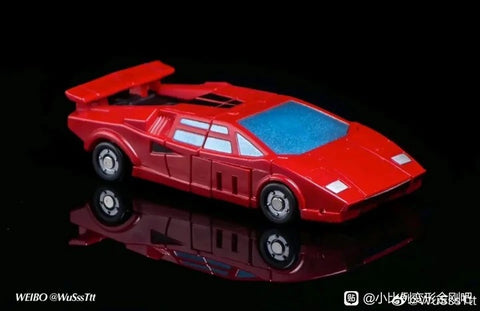 Magic Square MS-Toys MS-B07A MSB07A Red Cannon (Sideswipe) Metallic Version 9.5cm / 3.7"