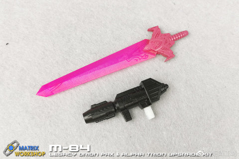 Matrix Workshop M84 M-84 Weapon set  for Generations Legacy Orion Pax & Alpha Trion Upgrade Kit