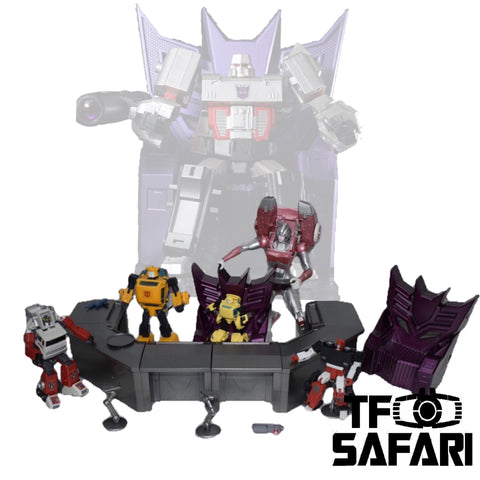 Zeta Toys ZT Scenery Kit Megatron Throne with LED and Bar set (for Deluxe and Legends Class) Upgrade Kit