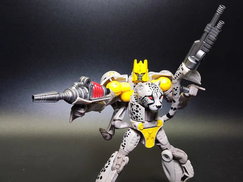 BDT Studio  BDT-09 BDT09A/B/C/D Gut Gun & Tail Gun for WFC Kingdom Legacy Netflix Cheetor / Shadow Panther Upgrade Kit