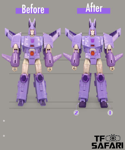 Go Better Studio GX37B GX-37B Gap Fillers & Replacement Feet for WFC Kingdom Generation Selects Cyclonus Upgrade Kit