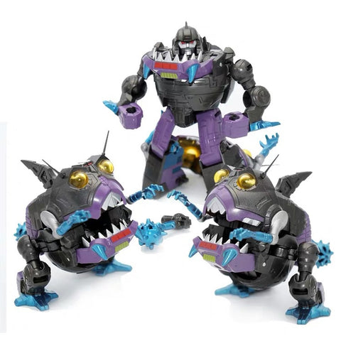 MFT MechFansToys MF-26 MF26 Sharkticons 3 in 1 set Mech Fans Toys (8.5cm / 3.3")