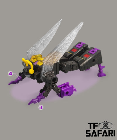 Go Better Studio GX39A GX-39A（GB1051 GB-1051） Gap Fillers & Replacement Arm Parts for Generations Legacy Insecticon Kickback Upgrade Kit