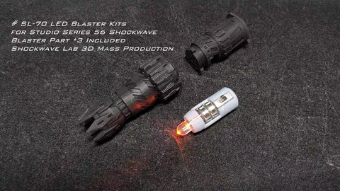 Shockwave Lab SL70 SL-70 LED Blaster Kits for Studio Series SS-56 Shockwave Upgrade Kit