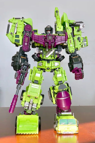 【Loose Pack】JB Jinbao OS Combiner Devastator (Oversized GT-01 GT01 Gravity Builder) 6 in 1 Set 45cm / 18"