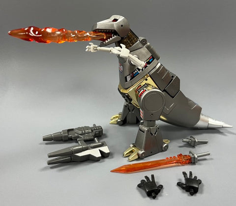 MIKE MK06S MK-06S T-Rex Dinosaur Metallic Version (KO NA NewAge H44 H-44 Ymir Grimlock) 13.5 cm / 5.3"