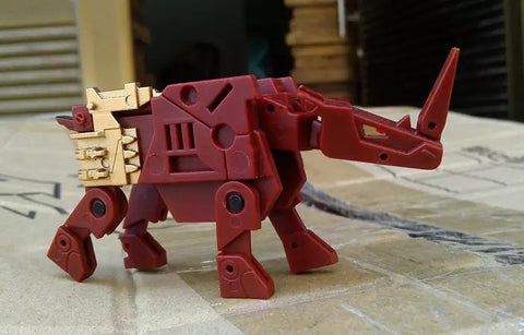 Keith's Fantasy Club KFC Toys CST-01 CST01 Rhinohorn (Ramhorn) Justice Ver. (G1 Red) Cassettes