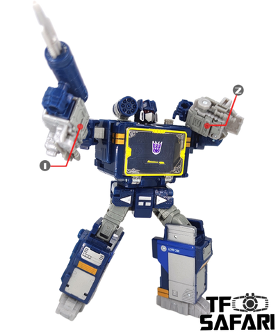 Go Better Studio GX-19 GX19 Upgrade Kits for WFC Earthrise Soundwave Upgrade Kit
