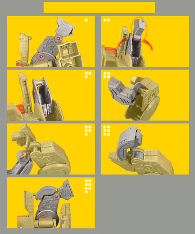 Go Better Studio GX36 GX-36 Gap Fillers for Studio Series 86 SS86 Slag Dinobot Upgrade Kit