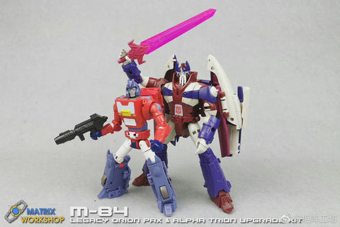 Matrix Workshop M84 M-84 Weapon set  for Generations Legacy Orion Pax & Alpha Trion Upgrade Kit