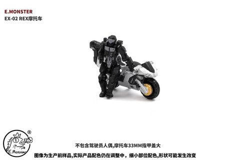 Emonster 4 in 1 EX01C EX-01C Motorcycles for Diaclone / Emonster Power Suit Pilots Diaclone Upgrade Kit 1:60