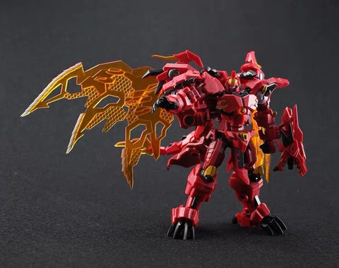 Iron Factory IF EX-42 EX42 Heatdeath BW2 Red Dragon (Transmetal 2 Megatron) 12cm / 4.75‘