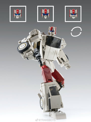 XTransbots MX-30 MX30 Fuzz (Streetwise, Defensor Combiner)  X-transbots 17cm / 6.7"