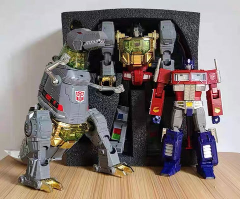 4th Party NB No-Brand Oversized MP-08 MP08 King Grimlock Rexius Prime (Oversized MP-08 Metallic Painting, Non-Official Version) 29cm / 11.5"