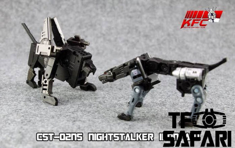 Keith's Fantasy Club KFC Toys CST-02NS CST02NS Nightstalker Ironpaw (Steeljaw)  Cassettes