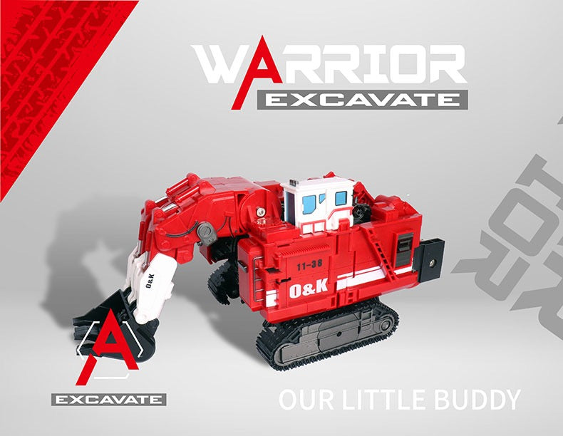 Mechanical Alliance Mechanical Team MT-08 MT08 Excavate Warrior (Overs ...