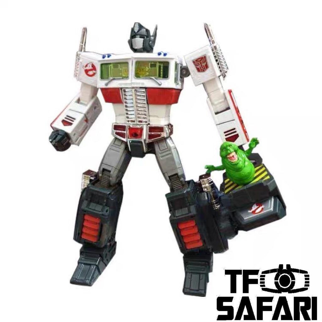 Transformers Ghostbusters MP10G MP-10G Optimus Prime Ecto-35 Ecto35 Edition - SDCC 2019 Exclusive (with Convoy) Reissue 24cm / 9.5"