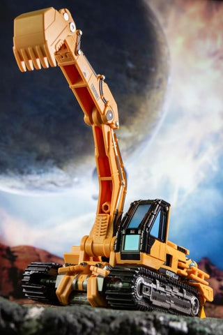 Mechanical Alliance Mechanical Team MT-02 MT02 Excavator (Scrapper) MT-03 MT03 Trailer（Long Haul) (Oversized Studio Series ROTF Devastator )