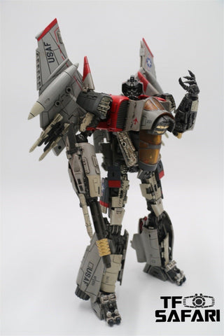 【Loose Pack】Mechanical Alliance SX-01 SX01 Thunder Warrior ( Bumblebee Movie Blitzwing) 27cm / 10.5cm