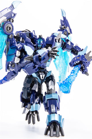 JB Jinbao Pocket Size DF08 DF-08 8871B Freeze Devil (Transmetal Megatron Blue Version ) 15cm / 6"