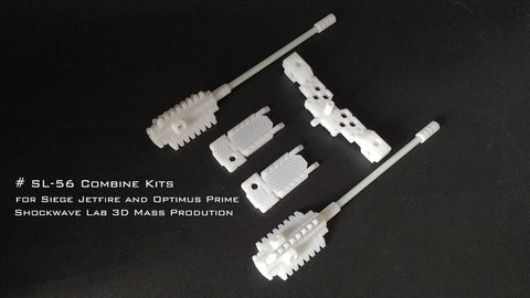 Shockwave Lab SL-56 SL56 Combine Kits for WFC Siege Jetfire and Optimus Prime Upgrade Kit.